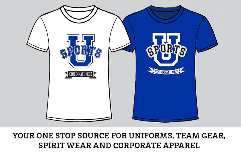 U Sports is your one stop source for uniforms, team gear, spirit wear, and corporate apparel