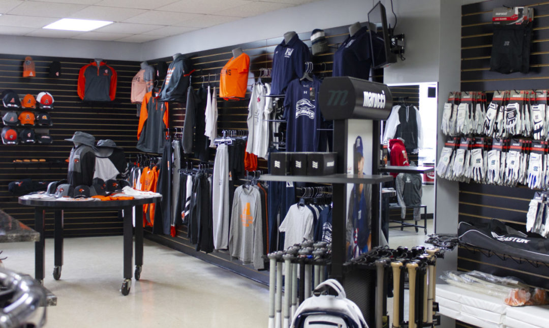 U-Sports carries professional brands like easton, marucci, lizard skins, and under armor