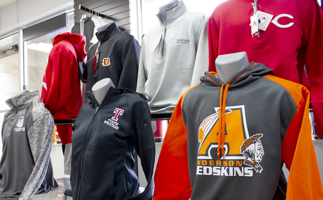 U-Sports features apparel from Cincinnati Reds, Xavier University, Cincinnati Bengals, and many local sports teams
