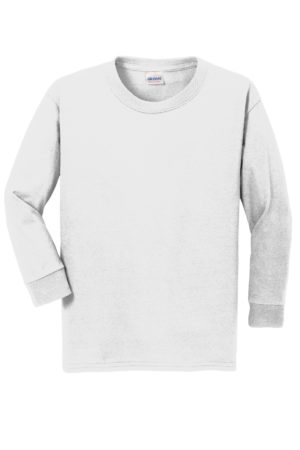Gildan® Youth Heavy Cotton™ 100% Cotton Long Sleeve T-Shirt. 5400B