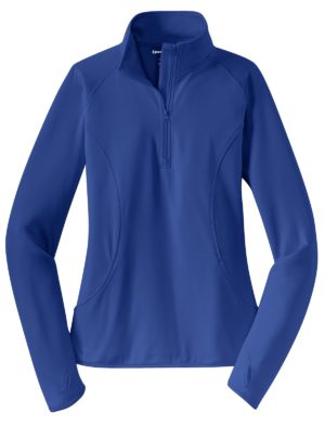 Sport-Tek® Ladies Sport-Wick® Stretch 1/2-Zip Pullover. LST850