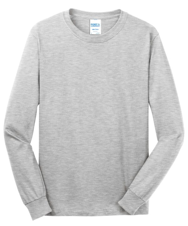 Port & Company® - Long Sleeve Core Cotton Tee. PC54LS